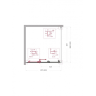 Душевой уголок BELBAGNO UNO-195-AF-31-90-C-Cr