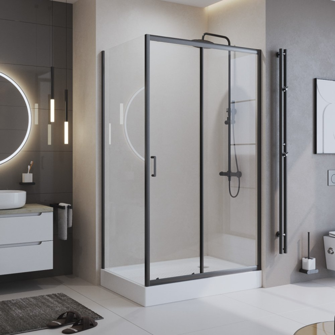 Душевой уголок BELBAGNO UNO-195-AH-1-130/70-C-Cr