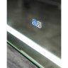 Зеркало BELBAGNO KRAFT SPC-KRAFT-900-800-LED-TCH-WARM в алюминиевой раме со встроенным светильником, 900x32x800 мм